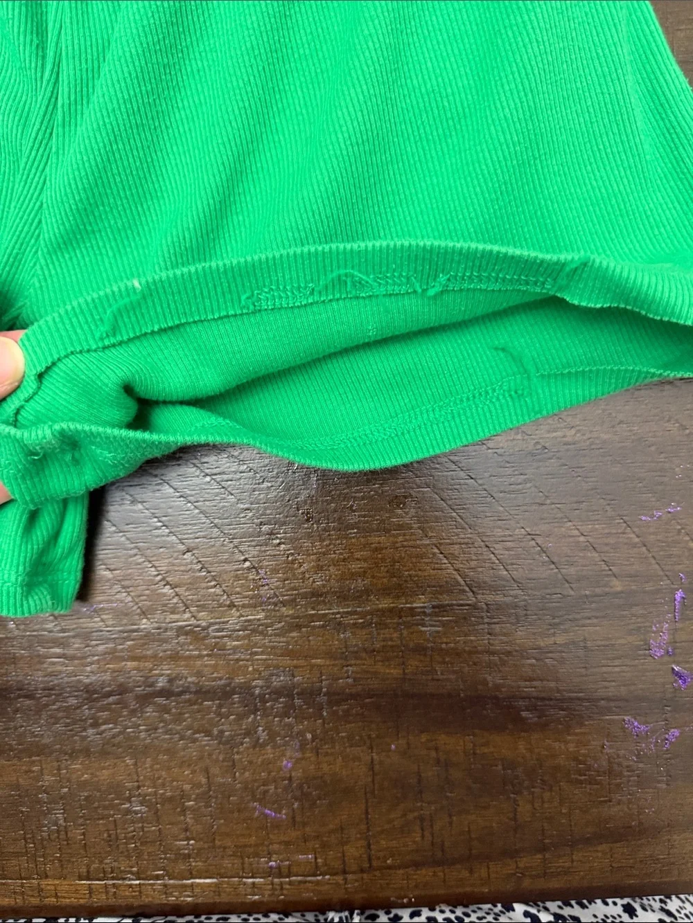 Old Navy Bright Green Ribbed Girls' One-Piece Romper